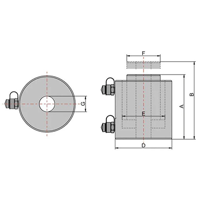 Hollow Piston Cylinders