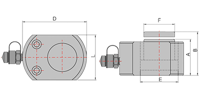 Low Profile Single Acting Cylinders