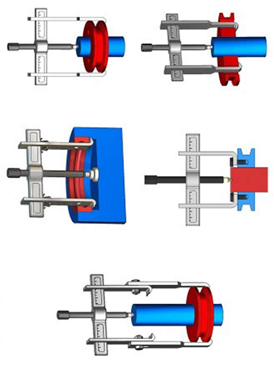 Mechanical puller 1800 series