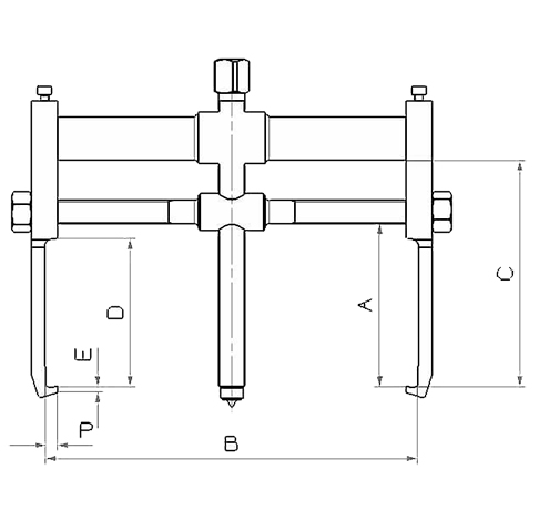 External bearing puller 1900E series