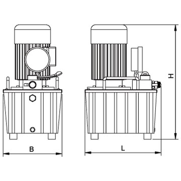 Electric Powered Hydraulic Pump P3010