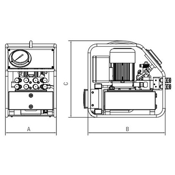 Electric Powered Hydraulic Pump P1575