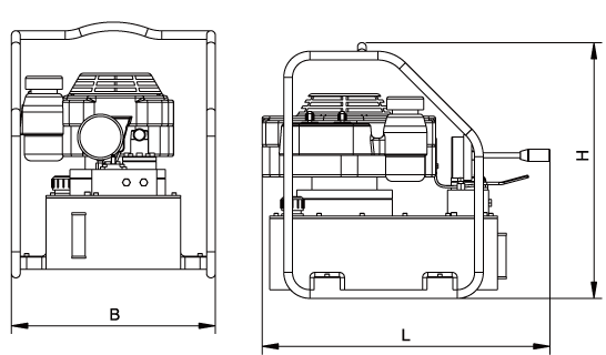 Gasoline Engine Driven Hydraulic Pump