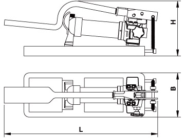 Foot Operated Hydraulic Pump P7006