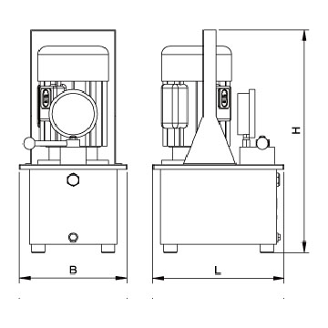 Electric Powered Hydraulic Pump P7550A